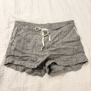 Caslon striped linen shorts
